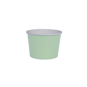 Mint Green Paper Gelato Treat Cup 10pk