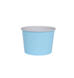 Pastel Blue Paper Gelato Treat Cup 10pk