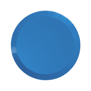 Blue: Sky Blue Snack Plates 20pk