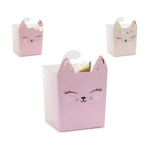 Treat Bags Boxes: Cat Snack Boxes 3pk