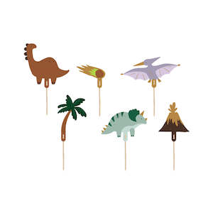 Dinosaurs Cake Toppers 6pk