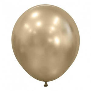 45cm Silk Gold Dust Balloons