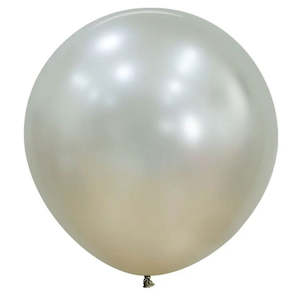 Large 60cm Silk Cream Pearl Balloons