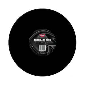 Black: Black Round Cake Drum Board 25cm/10in