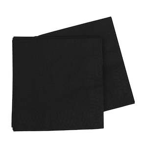 Black: Black Napkins 40pk