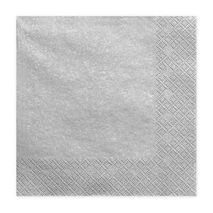 Silver: Metallic Silver Napkins 20pk