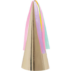 Party Hats: Gold Unicorn Party Hats