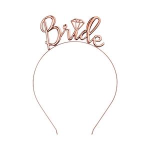 Rose Gold Bride Headband