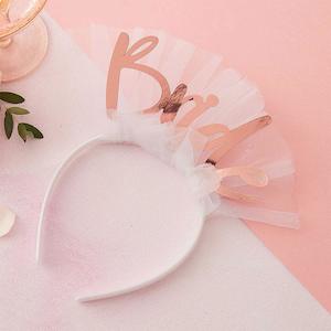 Party Hats: Bride To Be Hen Party Veil Headband