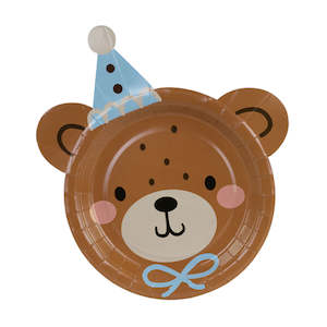 Teddy Bear Head Plates 6pk