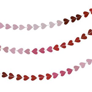 Ombre Heart Garland Decoration