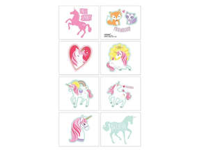 Magical Unicorn Tattoos 8pk