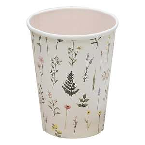 Cups: Bridal Bloom Floral Cups 8pk