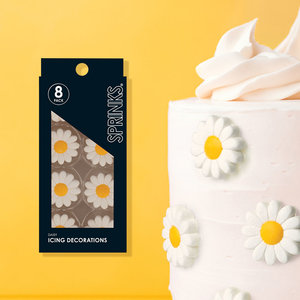 Daisy Icing Decorations 8pk