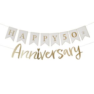 Happy Anniversary Customisable Banner