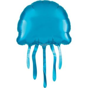 Blue Jellyfish Foil Balloon