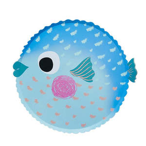 Mermaid: Puffer Fish Plates 8pk