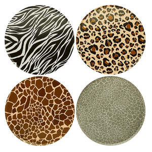 Animal Print Plates 8pk