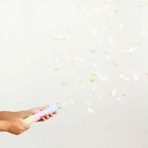 Pastel Rainbow Confetti Cannon