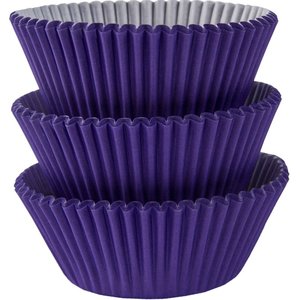 Purple Cupcake Cases 75pk