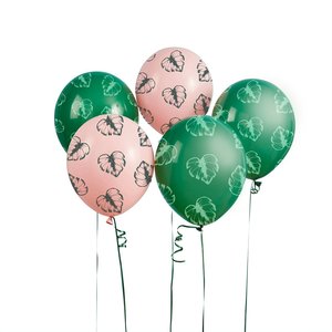 Balloons: Tropical Leaf Balloons 5pk