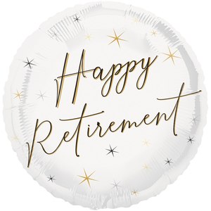 Happy Retirement Round Foil Balloon