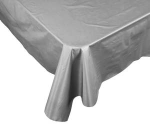 Silver: Metallic Silver Tablecover