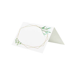 Geometric Greenery Place Cards 10pk