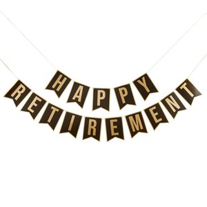 Garlands: Happy Retirement Banner