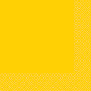 Party Supplies: Sunshine Yellow Napkins 40pk