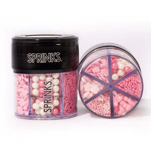 Pink: Pink Charm 6 Cell Sprinkles