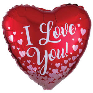 Balloons: I Love You Red Heart Foil Balloon