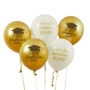Balloons: Graduation Balloons 5pk