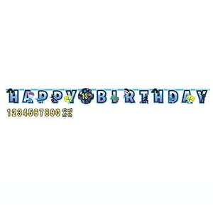 Garlands: Battle Royal Happy Birthday Add-An-Age Banner