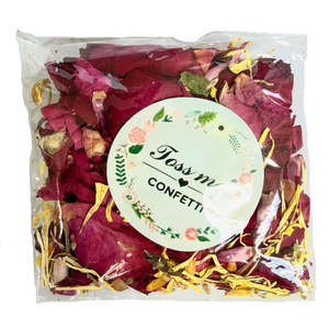 Confetti: Red Love Flower Confetti