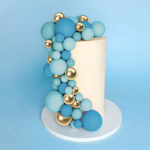 Bold In Blue Cake Ball Toppers 32pk