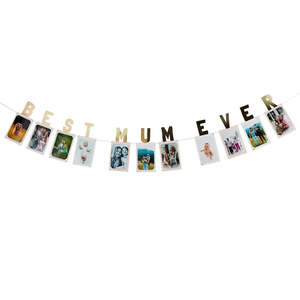 Garlands: Best Mum Ever Photo Banner