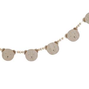 Teddy Bear Wooden Bunting