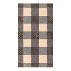 Party Supplies: Black Gingham Large Napkins 20pk