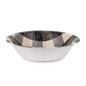 Party Supplies: Black Gingham Bowls 6pk