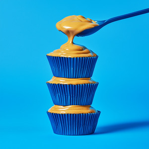 Party Supplies: Navy Foil Baking Cups 50pk