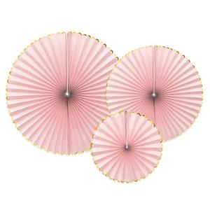 Light Pink Rosettes 3pk