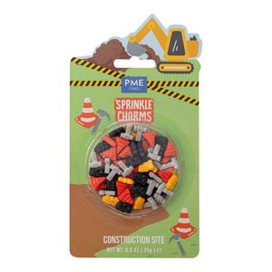 Construction: Construction Site Sprinkle Charms