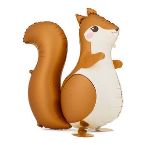 Squirrel Walking Foil Balloon