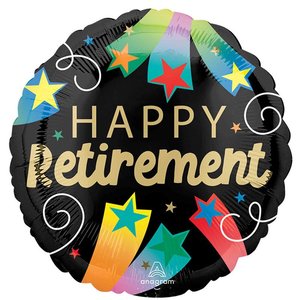 Foil Balloons: Happy Retirement Star Foil Balloon