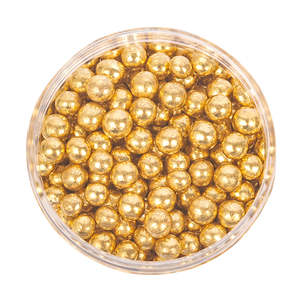 Crunchy Shiny Gold 4mm Sprinkles