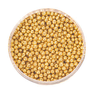 Crunchy Shiny Gold 2mm Sprinkles