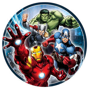 Superhero: Avengers Edible Icing Cake Image