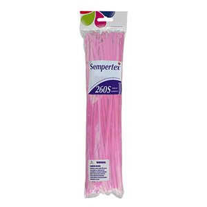 Pink 260T Modelling Twisting Balloons 50pk
