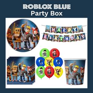 Party Boxes: Roblox Blue Party Box